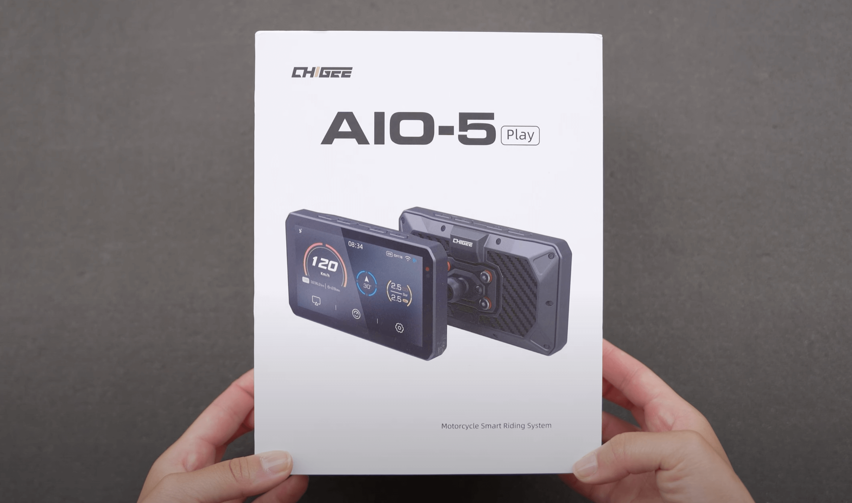 CarPlay機能付きバイク用ドラレコAIO-5Liteからの革新モデルドラレコ 